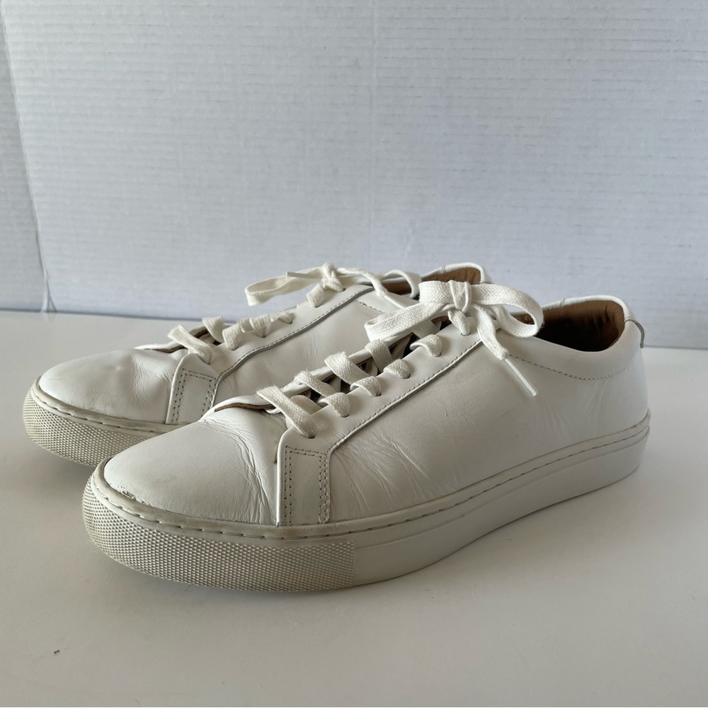 New Republic White Leather Sneakers US 9